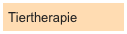 Tiertherapie